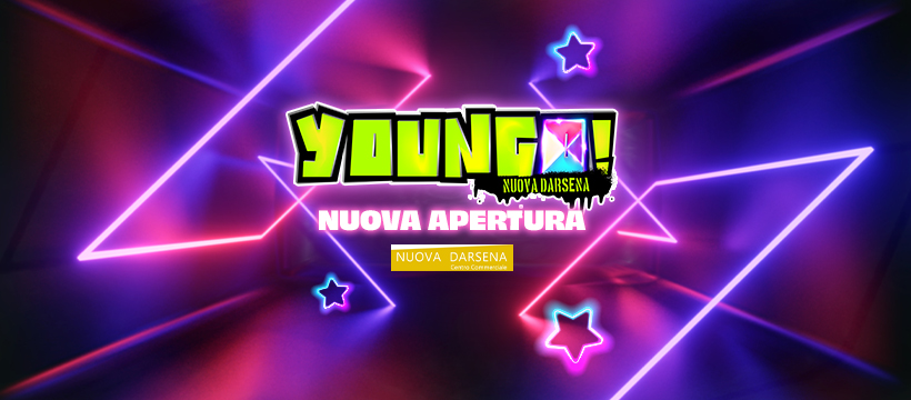 YOUNGO APRE A FERRARA: NUOVO SPAZIO PER IL DIVERTIMENTO AL CENTRO COMMERCIALE NUOVA DARSENA